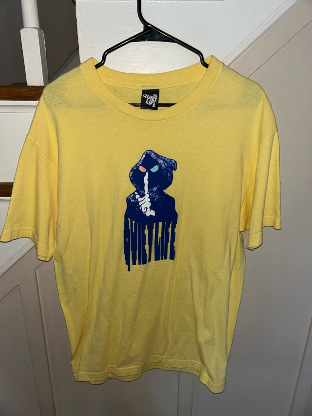 Quiet Life - Men’s Large - Reaper Tee -  Yellow/Banana